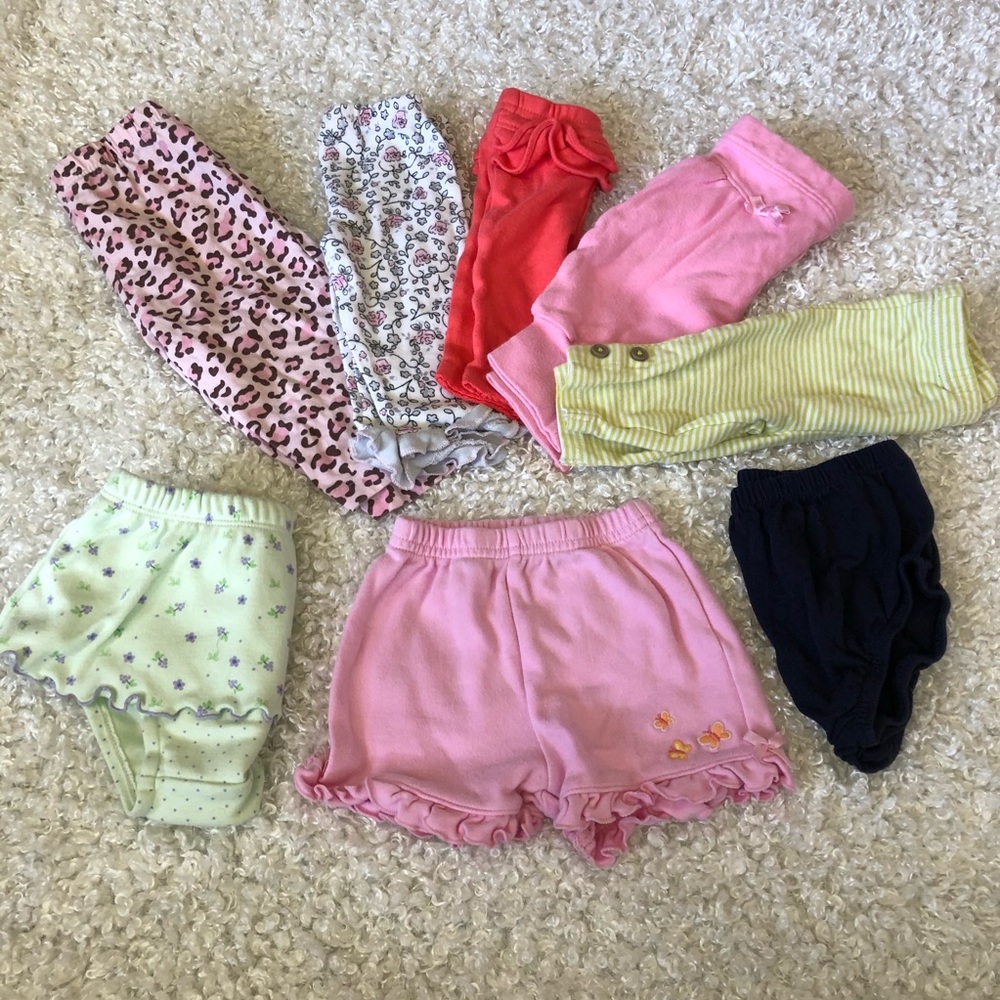 Mixed bottoms 0-3 month / newborn pants bloomers